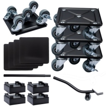 Furniture Movers with Wheels & Lifter Set 360Â Rotation Wheels Dolly Heavy Duty