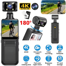 4K HD Pocket Action Camera 180Â Rotation WiFi Vlog Camera Handheld Sports DV Cam