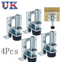 4Pcs Heavy Duty Furniture Levelers Leveling Feet Adjustable Leveler Legs Set NEW
