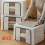 3PCS Clothes Storage Bags Zipped Organizer Underbed Wardrobe Cube Boxes Closet 1