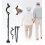 Foldable Walking Stick Folding Elder Posture Straight Cane Adjustable Height UK 1