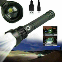 High Power 9900000LM LED Flashlight Zoom USB Rechargeable Super Bright Torch