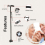 5 Adjustable Height Walking Stick Portable Foldable Cane w/LED Light Disability 1