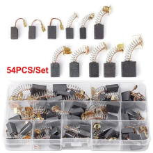 54PC Electric Motor Carbon Brushes Set for Electric Hammer Drills Angle Grinders