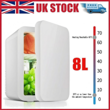 8L Portable Mini Fridge Table Top Electric Small Cooler Bedroom Ice Box Office
