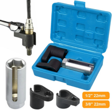 3Pcs O2 Oxygen Lambda Sensor Socket 6 Point Wrench Tool Remover Installer Set