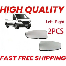 2x Front Lower Door Wing Mirror Glass For Ford Transit MK8 2014-2021 Left+Right