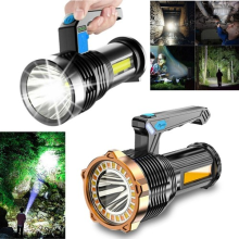2x Most Powerful 9900000LM LED Flashlight USB Rechargeable Torch COB Side Light