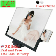 14" inch Mobile Phone Screen Magnifier 3D HD Video Amplifier Stand New Model2022