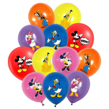10pcs 12" Mickey Minnie Mouse Balloons latex set Kids theme Birthday Party Decor