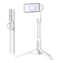25-26 Mágneses Selfie Stick Állvány iPhone-hoz, 64 hüvelykes Kihúzható Telefonállvány Vezeték Nélküli Távirányítóval