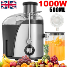 1000W Juicer Machine Whole Fruit Vegetable Large Juice Extractor Stainless Steel