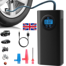 Car Tyre Inflator Cordless USB Rechargeable Digital Tire Air Compressor Pump