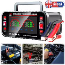 12V/24V Car Battery Charger Smart Automatic Battery Charger AGM Pulse Repair UK