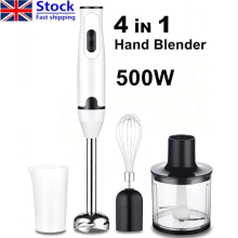 4 In 1 Hand Blender Electric Stick Blender Curry Puree Food Mixer And Liquidiser