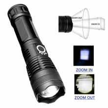 Super Bright Rechargeable Zoom Torch 990000LM High Lumens Flashlight Waterproof