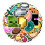 Minecraft Cute Cartoon Pixel Sticker Pack - 50 Pcs Game Decor Decals 5