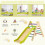 Kids Wooden Climbing Triangle With Adjustable Slide, 1-6Y 5