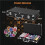 Poker Chip Set, 300 Chips, Texas Hold'em, Aluminum Case 4