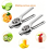 2x Stainless Steel Lemon Orange Lime Juicer Squeezer Kitchen Bar Hand Press Tool 1