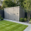 12x10 Pent Composite Shed Tanalised (Single Door, No Windows) 1