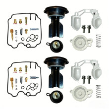 Compatible with Ducati Monster 600 750 900 Carburetor Repair Kit Float Air Cut Diaphragm Assembly Rebuild Part