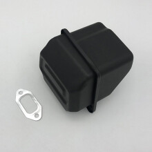 Muffler Exhaust Pipe Assembly Compatible with 260 024 026 240 MS240 MS260, Replaces 1121 140 0606, Durable Rep