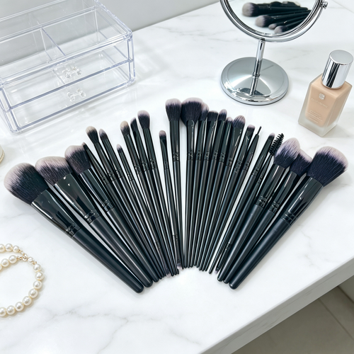 Professional Makeup Brushes Set,25Pcs Makeup Brush Foundation Powder Eyeshadow