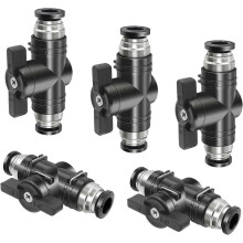 pezzi Connettore pneumatico Valvola a sfera pneumatica Valvola manuale pneumatica Può controllare l'apertura e la chiusura del flu