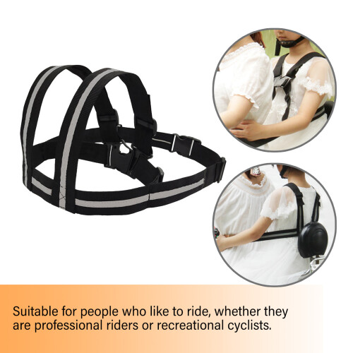 Child  Ride Harness Safety  Seats Belt Adjustable Secure-Black 1