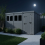 12x10 Pent Composite Shed Tanalised (Single Door, With Windows) 3