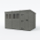 12x10 Pent Composite Shed Tanalised (Single Door, With Windows) 2