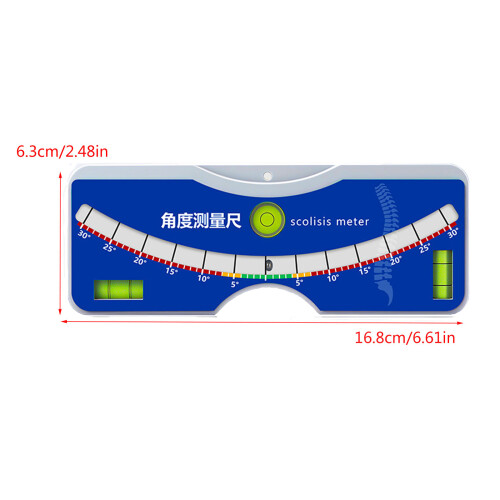 Test de scoliomètre mesurant pour le diagnostic de la scoliose 1