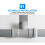 Διπλή καμπύλη 87 DN50, σύνδεσμος σωλήνα 50 mm, αποχέτευση & λύματα – με στεγαν 2
