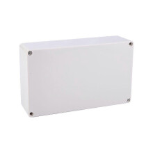 Zewnętrzna wodoodporna skrzynka przyłączeniowa do zasilania systemów bezpieczeństwa, stopień ochrony IP65, 200 x 120 x 55 mm, trwała
