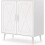 Kitchen Sideboard Cabinet with 2 Doors and Adjustable 8