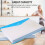 Plastic Envelopes File Folders A4 Clear with Label Pockets 5