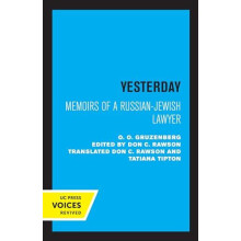 Yesterday by O.O. Gruzenberg Paperback Book