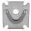 Air Compressor Pump Valve Plate, 48 x 62 mm Cast Iron, 3/8 Inch Thread Compatible Part 1