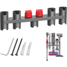 Držiak príslušenstva a organizér pre dokovaciu stanicu Dyson V7 V8 V10 V11 V15, nástenný držiak pre vysávače Dyson s 9 úložnými bo
