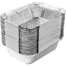 50 hliníkových odkapávacích misek, vhodné pro grily Napoleon a Broil King, 230 ml, 13 x 10 x 4 cm