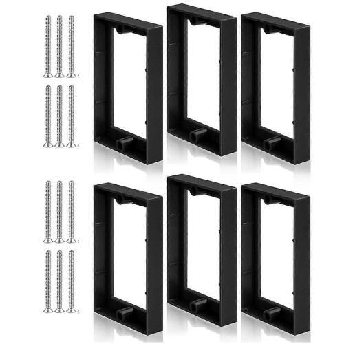1/2 Inch Outlet Box Extender for Electrical Boxes and Power Outlets, Durable Plastic Adapter