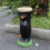 Resin Black Bear Side Table 1 Piece 2