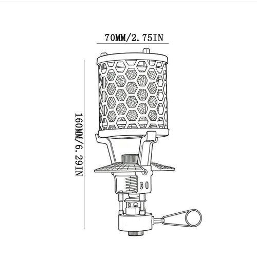 Whole Room Heater with 3D Oscillation 3 Heat Settings 2