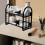 Plastic Storage Shelf Organizer Rack 2-Tier 5