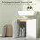 Bathroom Vanity Cabinet with Soft Close Doors, White 7