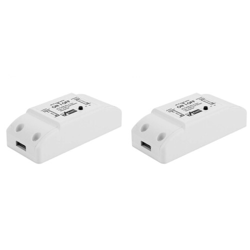 2X Tuya Smart WiFi Switch Mini Smart Breaker Smart Life Wireless Remote Control