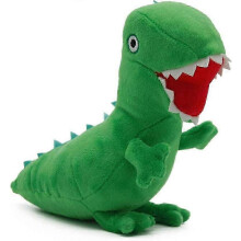 Plyšová bábika George Dinosaur, kreslený dinosaurus, 6,7"