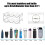 家用酒架 杯子水瓶收纳架 1层 2