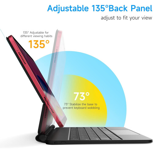 iPad Keyboard Case A16 11"/10" Magnetic Magic-Stand 2
